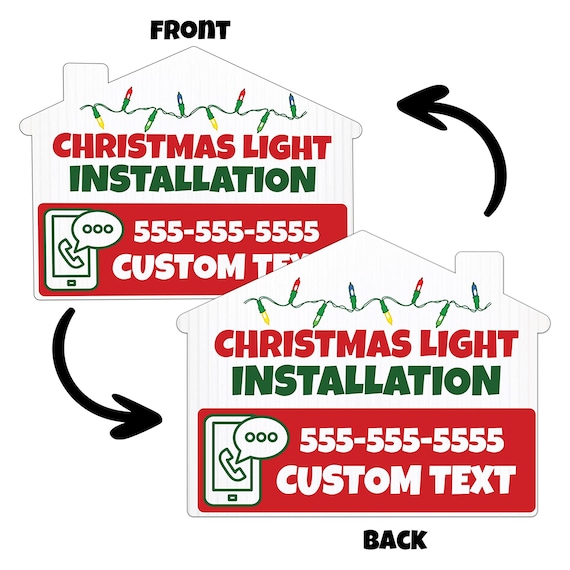 Custom christmas sale lights
