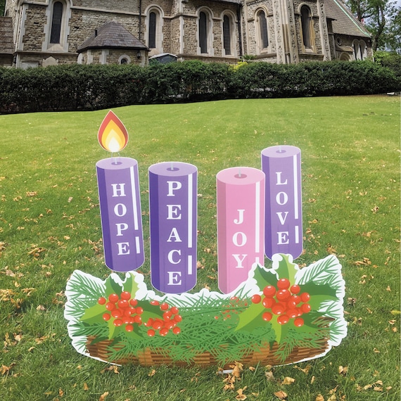 Advent Wreath Candles