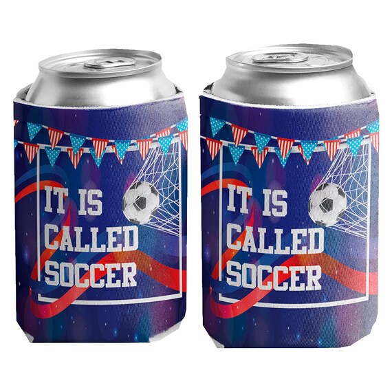 Happy 4th Of July Beverage Coolers - Set Of 6 Striped Can Coolers, Reusable & Waterproof For BBQ - View #6