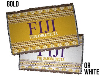 Jeté Phi Gamma Delta | Conception de pull de Noël Fidji