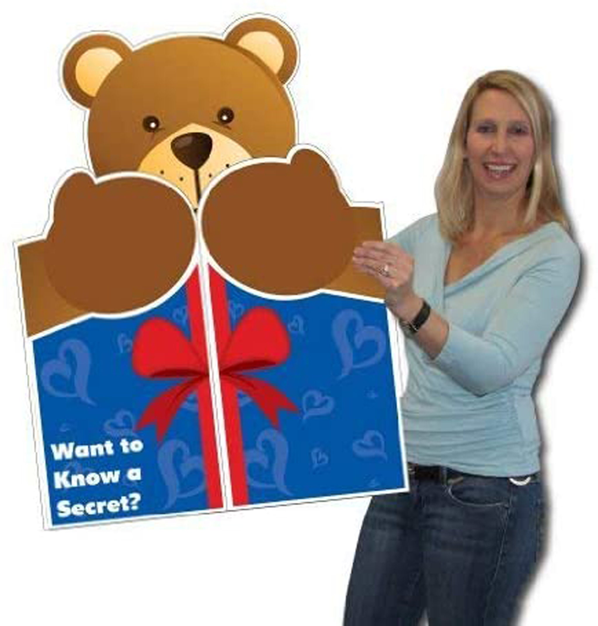 Jumbo Greeting Card Bear Hug with Envelope 24in x 36in Etsy