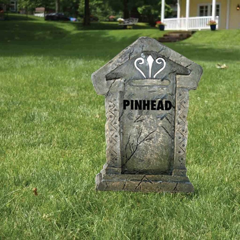 Serial Killer Tombstones, 6pc Halloween Yard Art, Yard Card Lawn Sign Set image 3