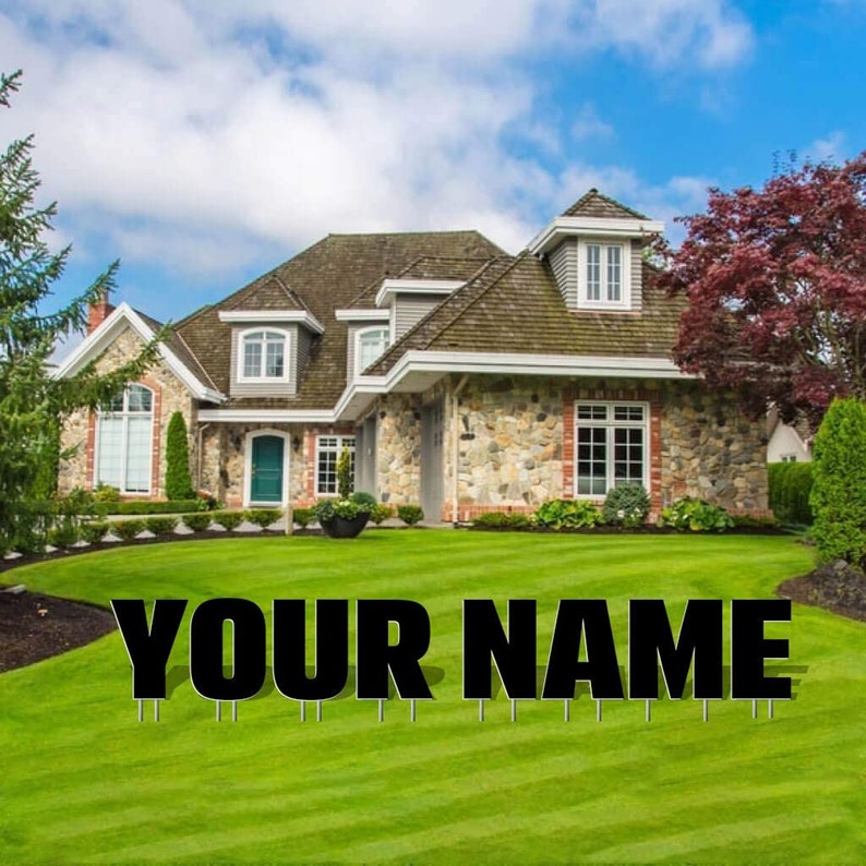 Custom yard letters 20 inch 8 lawn letters available in 17 etsy