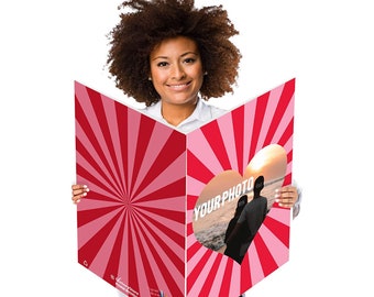 Jumbo Custom Valentine Card: Photo & Text, 36" Giant Greeting