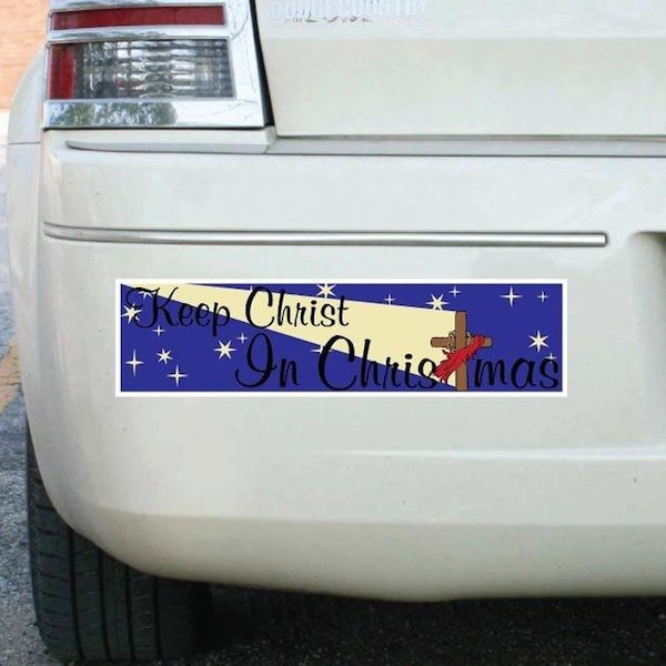 Keep Christ in Christmas Car Etsy