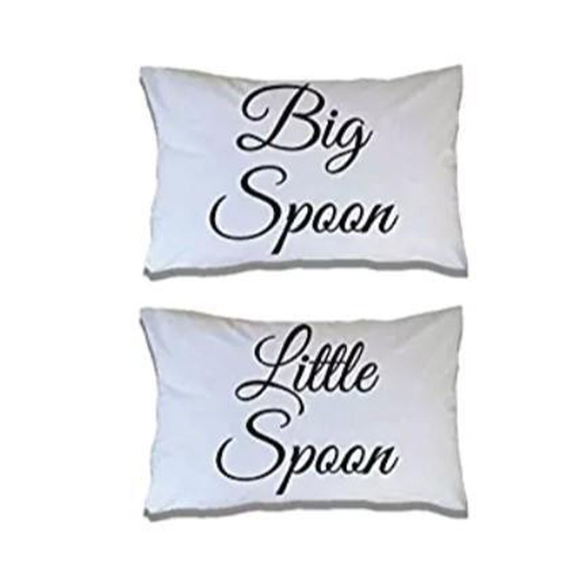 Big Spoon Little Spoon Couples' Pillow Case Set Etsy