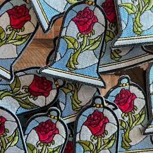 Disney patch beauty and the beast 3x3"