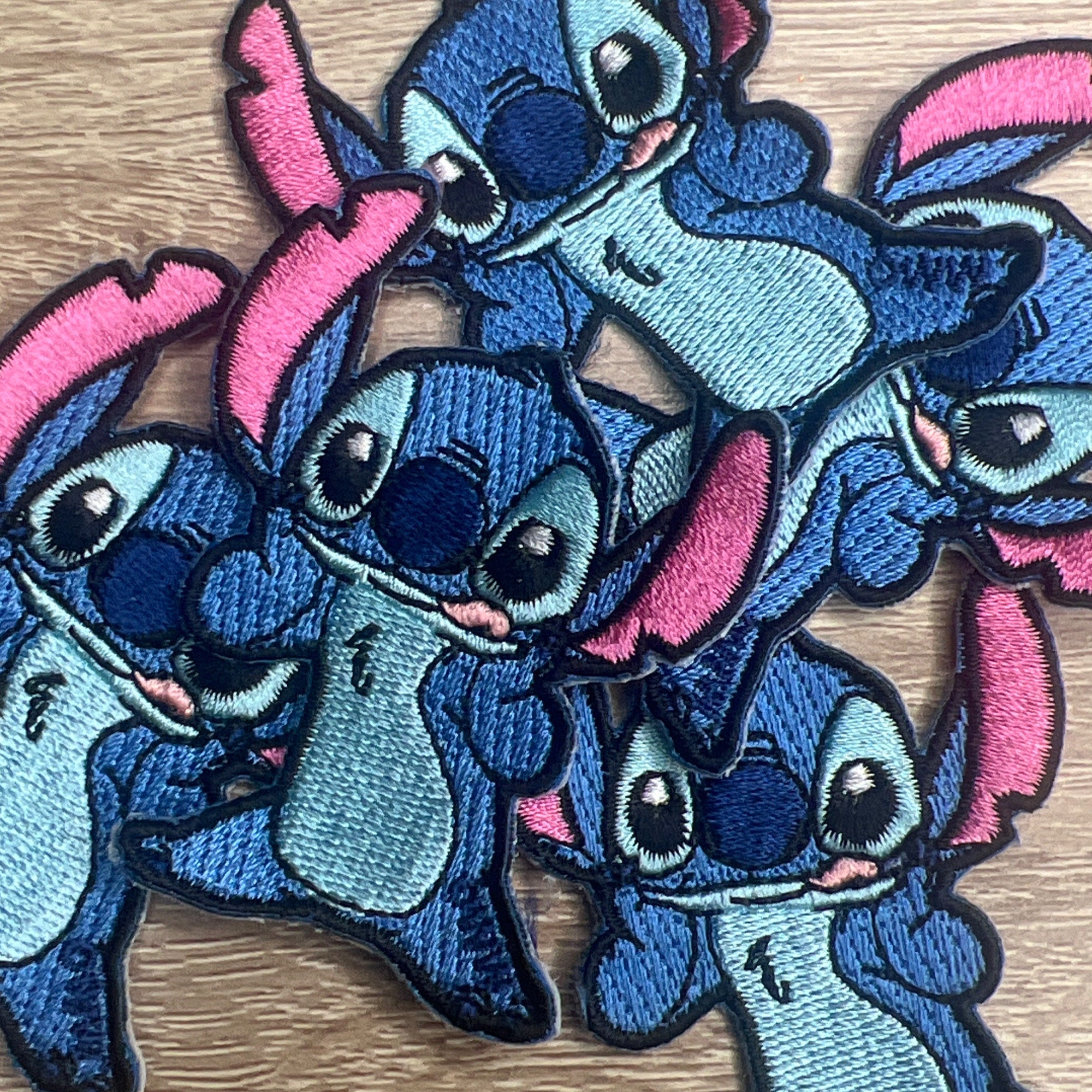 Stitch Face - Lilo & Stitch Iron On Patch Sew on transfer Embroidered badge  New