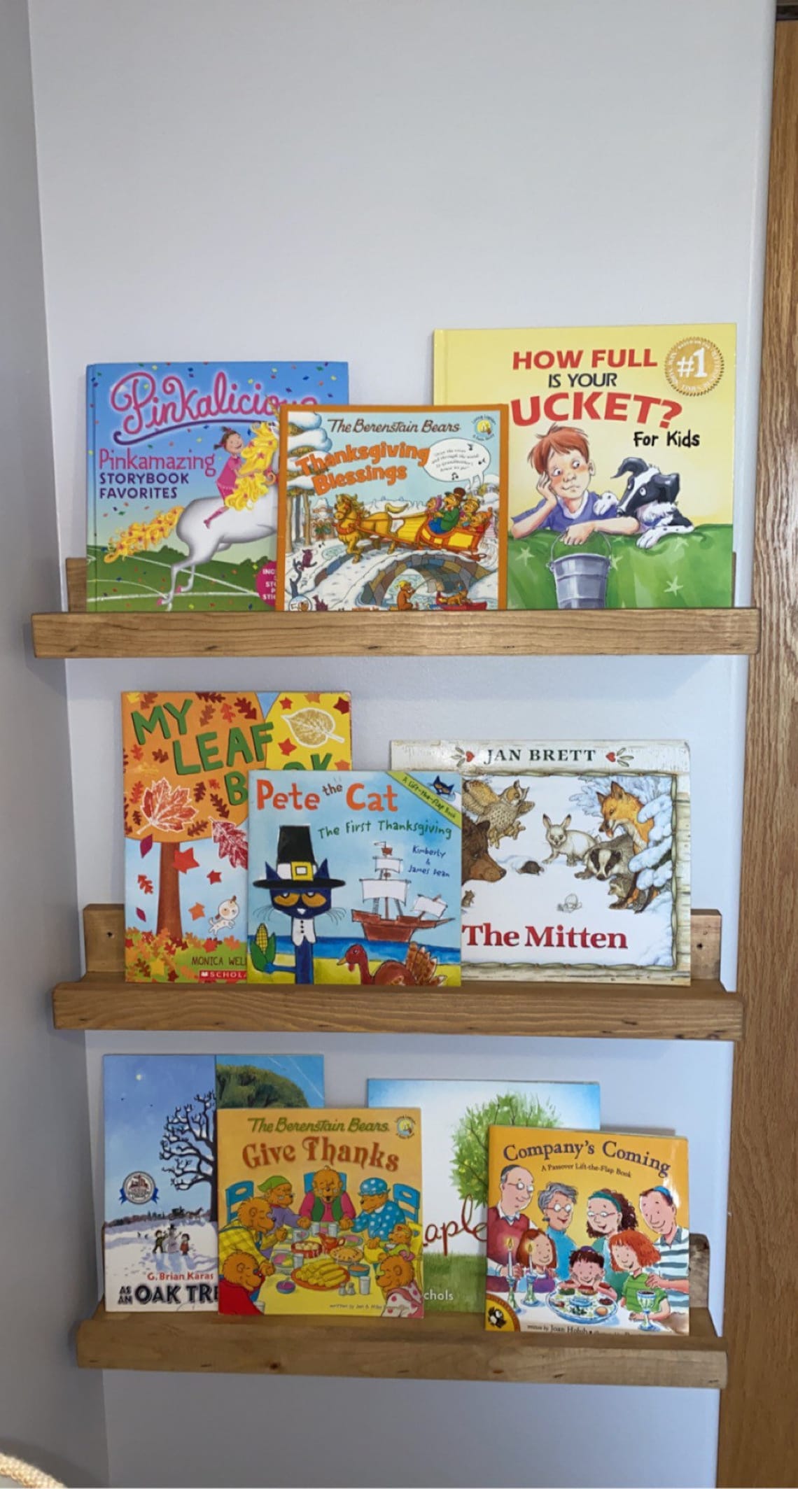 Bookshelf Rustic Shelves Nursery Wall Shelves Floating Etsy