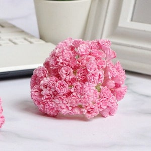 100 pezzi da 10 mm. Gypsophila di carta di gelso, fiore di carta in miniatura, Gypsophila di carta di gelso, Gypsophila in miniatura, Idea artigianato fai da te