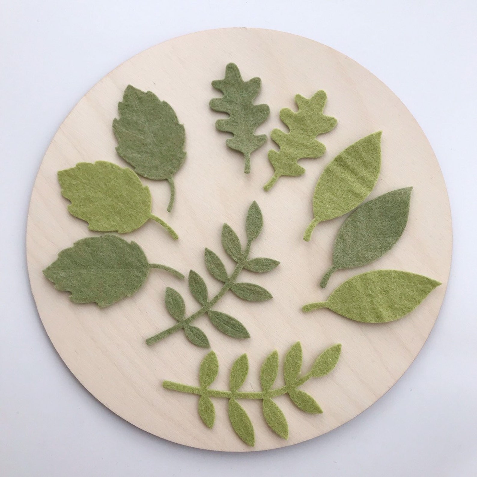 Peekaboo Peach Felt Flower Set Wool Blend Felt Flowers DIY Etsy