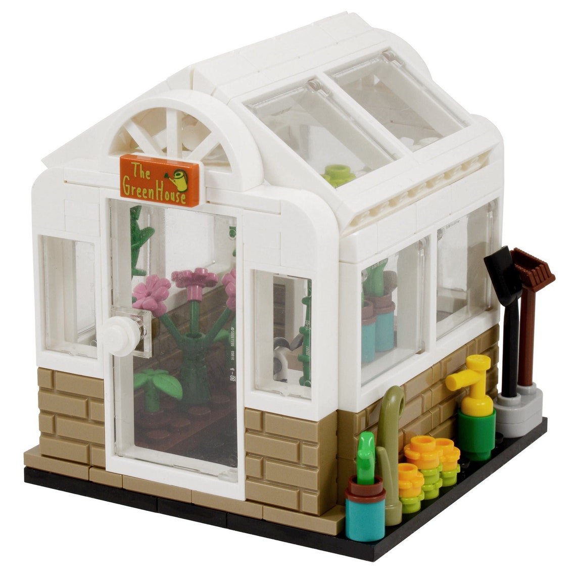 Greenhouse Garden Plant Shed Custom kit made with real LEGO Etsy