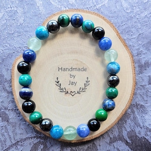 8mm Arthritis, Back Pain, Nerve Pain and Weight Less Support Crystal Gemstone Bracelet