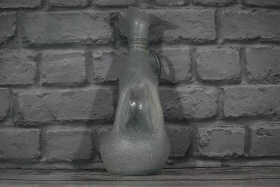 Stunning Vintage Frosted Studio Glass Decanter / Jug