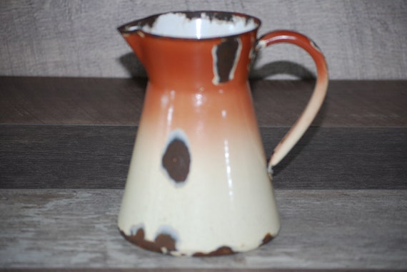 Vintage Enamel Jug