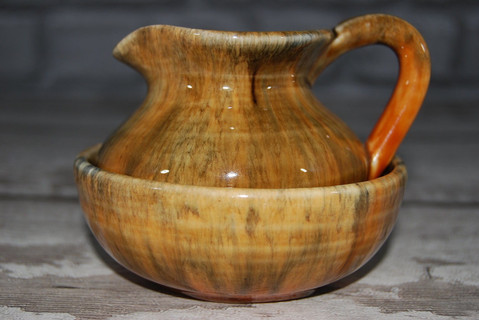 Ineke Pottery Victoria BC Canadá Canadian Pottery Jug and Bowl Etsy