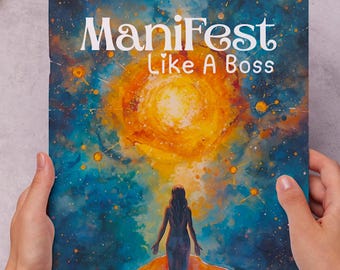 Manifestation Workbook & Journal: 42-Page Guided Planner (Digital Download)