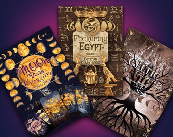 Flickering Full Digital Treasury | Moon, Celtic & Egyptian PDF | Witchcraft, Magic, Rituals