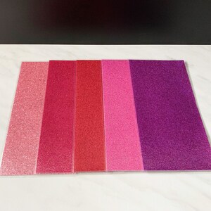 Laminated Cash Envelopes - Budgeting Tool - Girly Glitters - Set of 5
