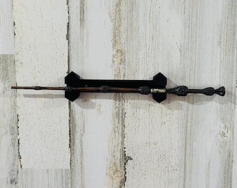 Horizontal Wand Wall Mount Ladder: Display Holder (Holds 1 Wand)