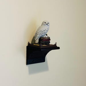 Snow Owl Wall Mount | Wall Display | Magical Creatures Wall Mount Display