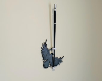 Raven Zauberstab-Wandhalter: Zauberstabhalter im Display