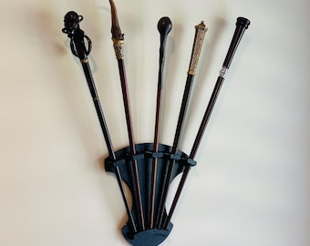 Sunburst Wand Wall Mount: Magic Wand Holder Display (Holds 5 Wands)