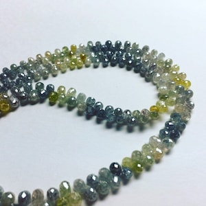 Natural Fancy Multi Briolette Diamond, Mix Briolette Drops Beads, Natural Drops Diamonds Beads, A+ Quality