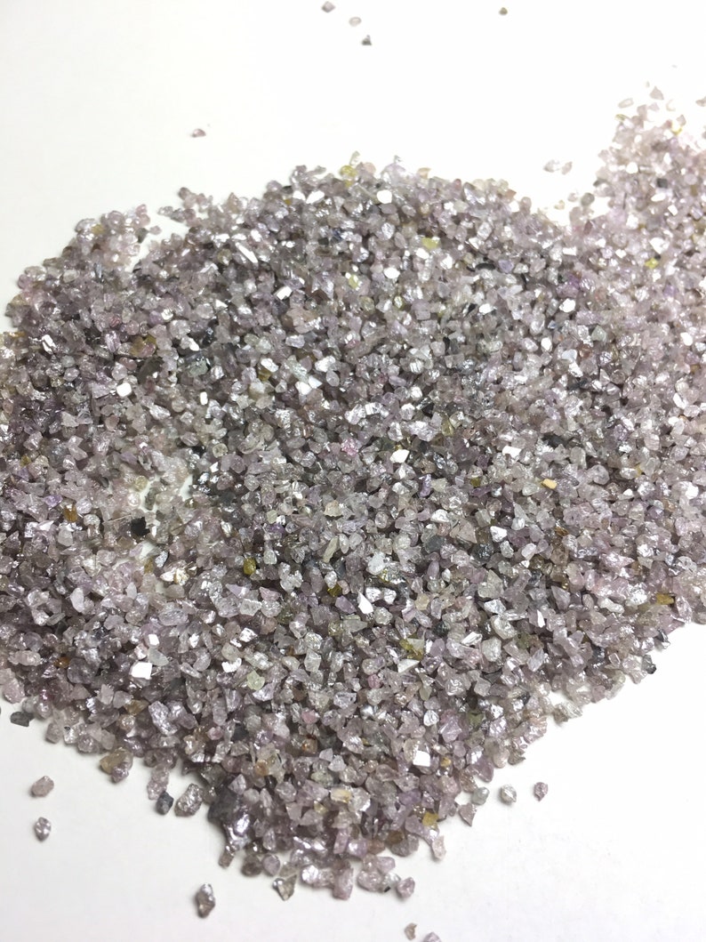 1 Carat Natural Pink Rough Diamond Dust,pink Uncut Raw Diamond