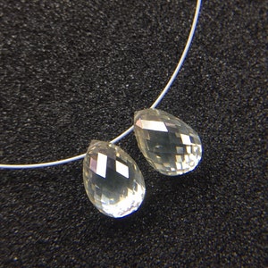 1.25 CT Light Yellow Briolette Diamond, Natural Diamond Faceted Briolette Beads, Briolette Drop Diamond, Tears Drops Diamond