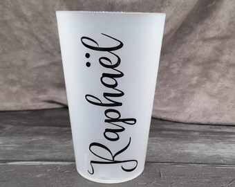 Reusable and personalized cup, wedding, baptism, EVJF, birthday etc.