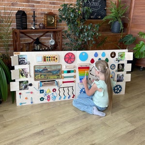 Sensory Wall For Kids And Adults Sensory Boards For Autism Fidget Board Doctor Office Toys Sensory Toys For Special Needs Sensory Equipment