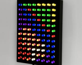 Sensory Light Peg Board For Stress Managment and Relief Tool For Adults