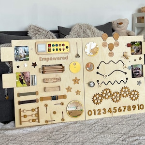 Sensory wall panels, Montessori sensory board, Busy board for wall, Pediatric waiting room activities, Multi-sensory environment, Wall toys