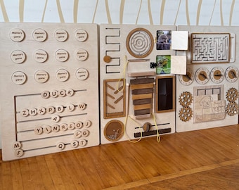 Sensory Wall Panel For Adults, Fine Motor Skill Activity, Memory Care, Item For Dementia And Alzheimer’s Disease