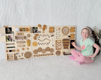 Sensory Wall Panel for School and Classroom | Educational Busy Board for Kids | Fine Motor and Focus Tool for Teachers and OTs