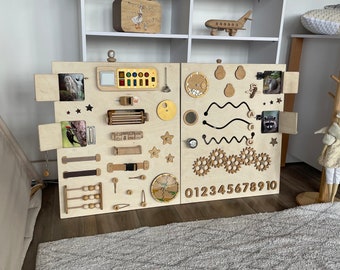 Atividades para sala de espera pediátrica, Quadro de atividades sensorial para crianças pequenas, Quadro sensorial para adultos, Quadro sensorial para autismo, Quadro Fidget