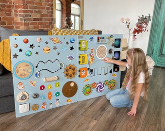 Sensory wall toy sensory room for school, classroom, daycare, nursery| Sensory corner wall panel | Wall mounted busy board