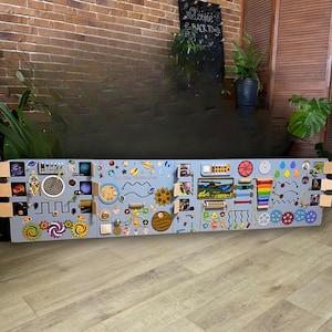 Sensory Room Equipment Sensory Wall - Busy Board Wall Mount - Tactile Wall Panels - Sensory Items For Adults - Calming Corner In Classroom