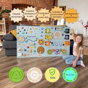 Wooden Fidget Panel Autism Sensory Activities for Adults With Autism ...