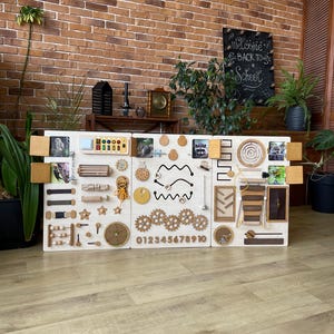 Wall Sensory Board For Primary School Daycare Agedcare Classroom Wall Toys For Fine Motor Skills And Concentration Special Needs Sensory