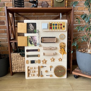 Sensory busy board for toddler, Multi-sensory room, Wall Mounted Busy board, Sensory wall panel, Toddler Montessori board