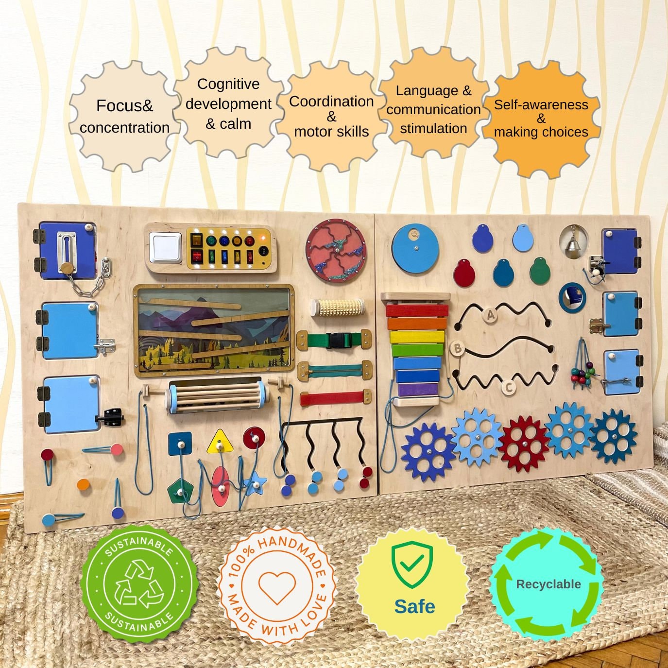 形合わせ玩具 - 巧緻性積み木 | 形状分類おもちゃ - 幼児向け 幼稚園 保育園 旅行 学習 発達 仕分け玩具,感覚的幾何学ボード,マッチングパズル  積み木 | 子供向け、家庭用、就学前教育、幼稚園、旅行用、発達、学習 形合わせ玩具 | 巧緻性積み木 | 形状色ソーター | 子供 ... 木製形状分類知育おもちゃ | 微細運動ブロック | 積み木おもちゃ,幼児向け 幼稚園 保育園 旅行 学習 発達