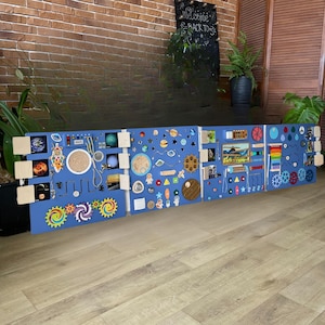 Sensory Room Equipment Sensory Board For Wall Busy Board Wall Mount Tactile Wall Panels Sensory Items For Adults Calming Corner In Classroom