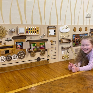 Custom Sensory Wall Panel For School Train  Busy Board For Wall Special Education Needs Toys Sensory Items For Adults Occupational Therapy