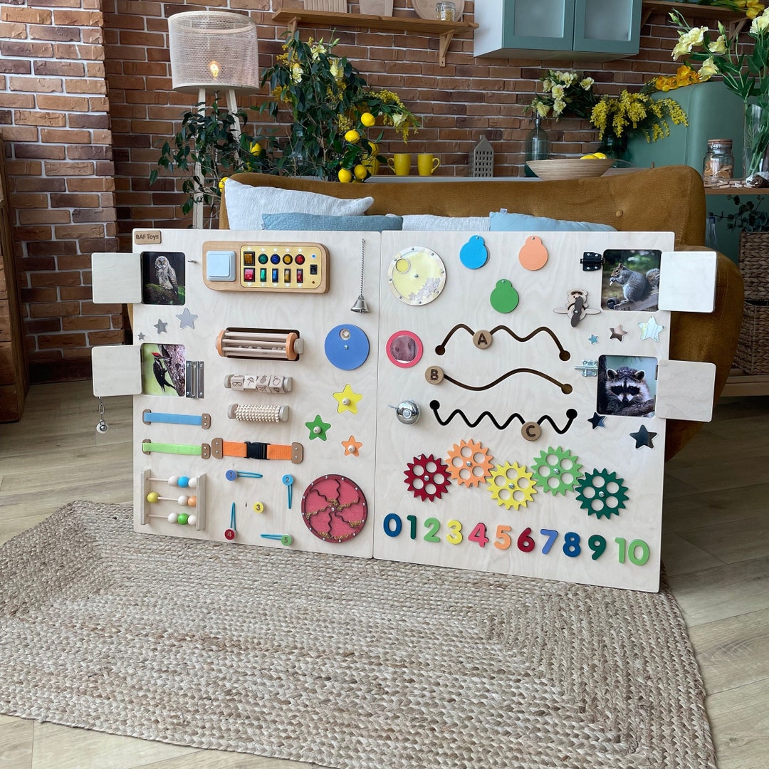 sensory-activities-for-autistic-preschoolers-wall-mounted-activity