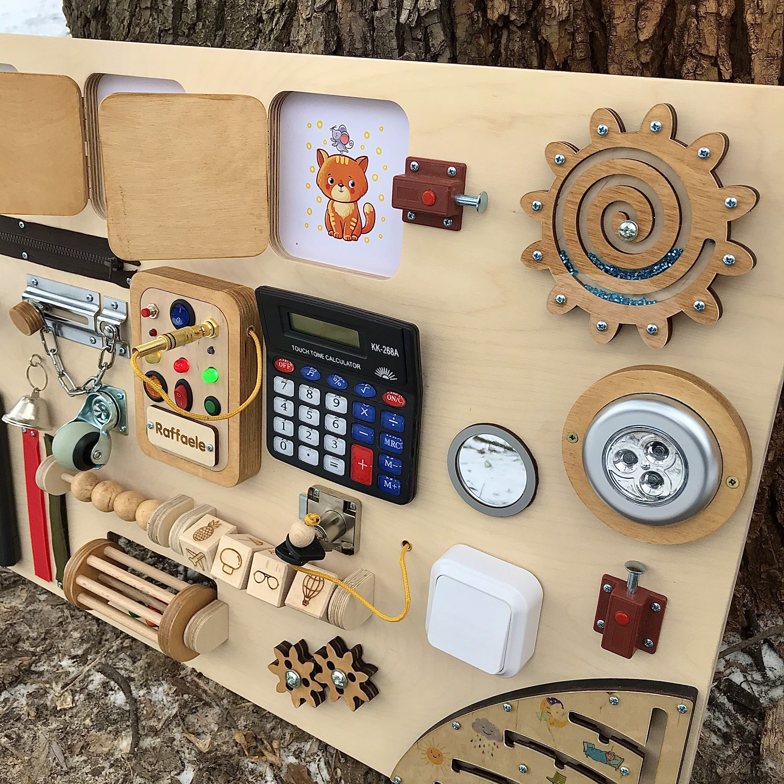 Large size 7050 cm Busy board with LED LIGHTS Calculator Etsy