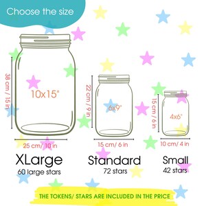 Reward Jar With Tokens Classroom Teacher Star Jar Chore Chart Good ...