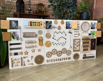 Duże zabawki sensoryczne, Panel ścienny sensoryczny, Panele ścienne sensoryczne dla dorosłych, Panele sensoryczne montowane na ścianie, Zabawki do terapii sensorycznej, Element do pokoju sensorycznego