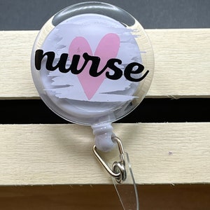 RN badge holder/nurse badge reel